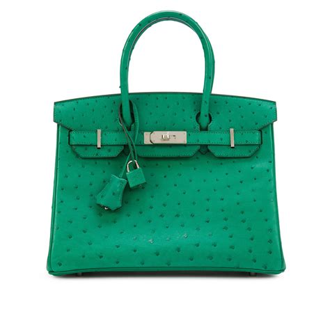 vert vertigo ostrich birkin 30.